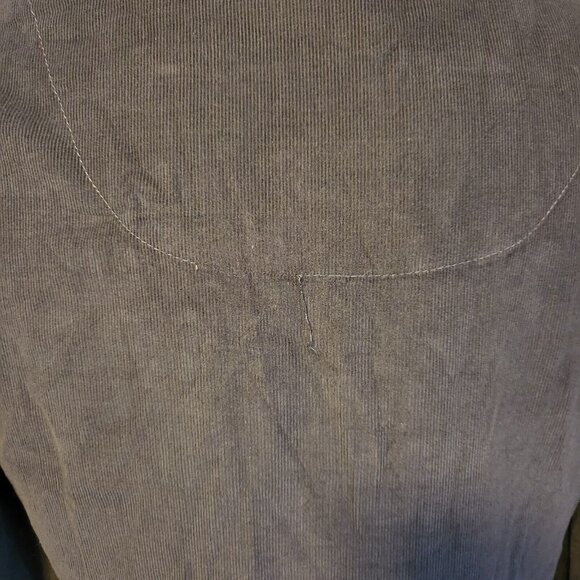 Velvet Heart Brown Corduroy Midi Dress, Size Small, V-Neck, Long Sleeve, NWOT - Picture 4 of 8